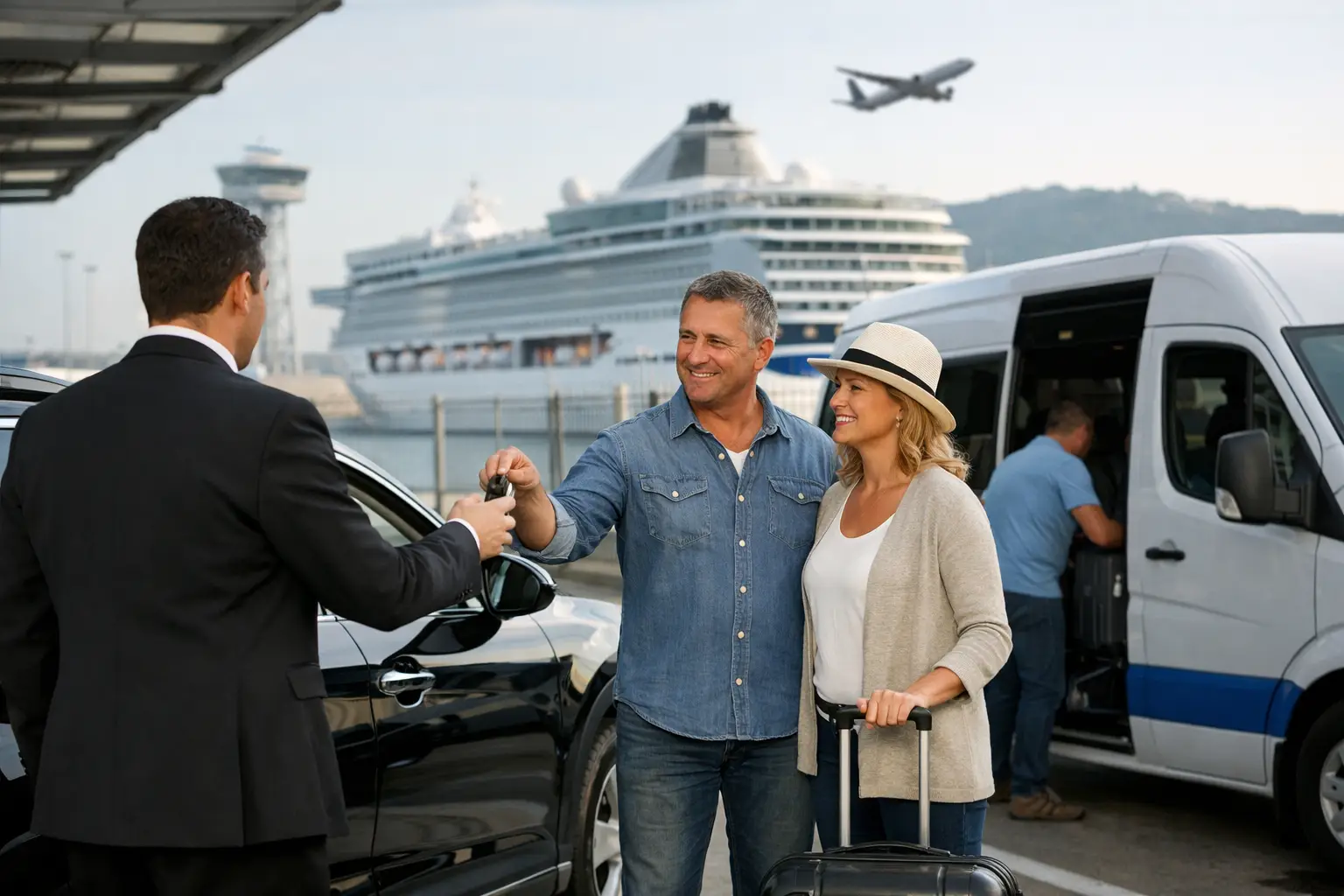 Parking cruceros Barcelona con traslado