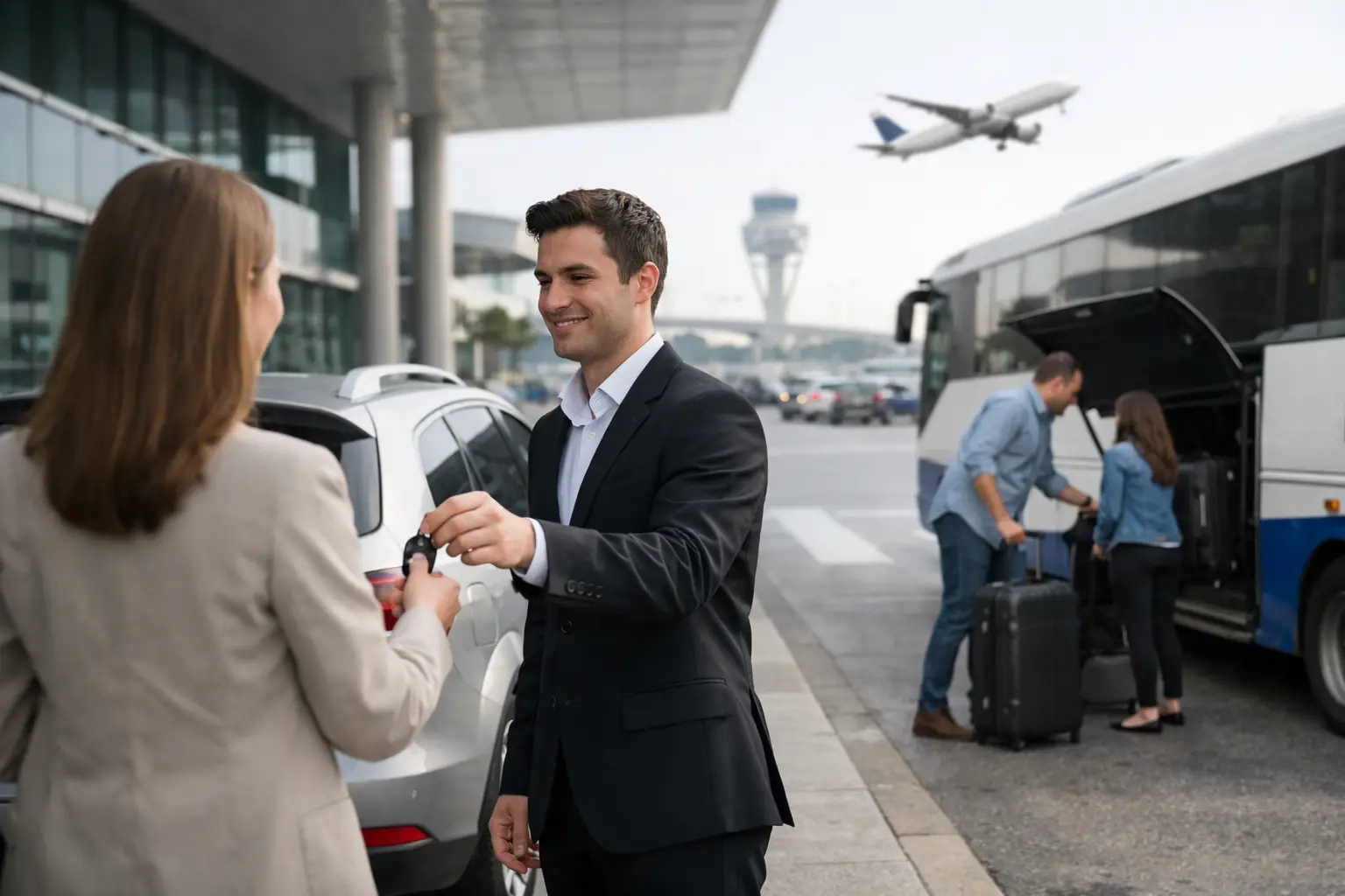 Tiempo de traslado al parking del aeropuerto