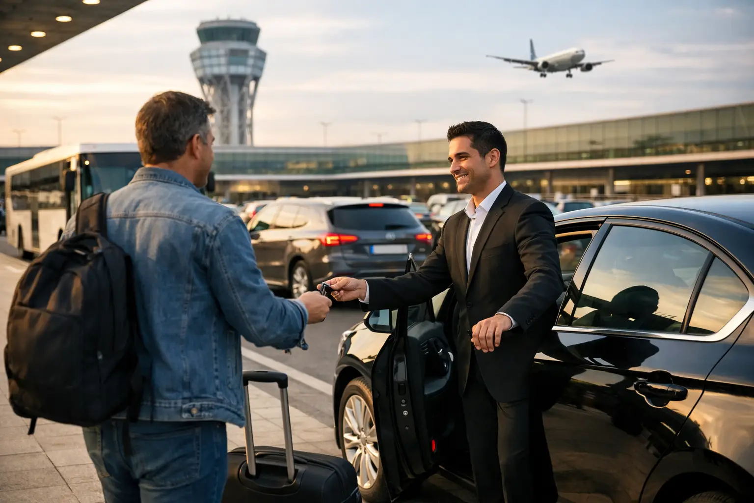 Recogida coche al regreso aeropuerto fácil