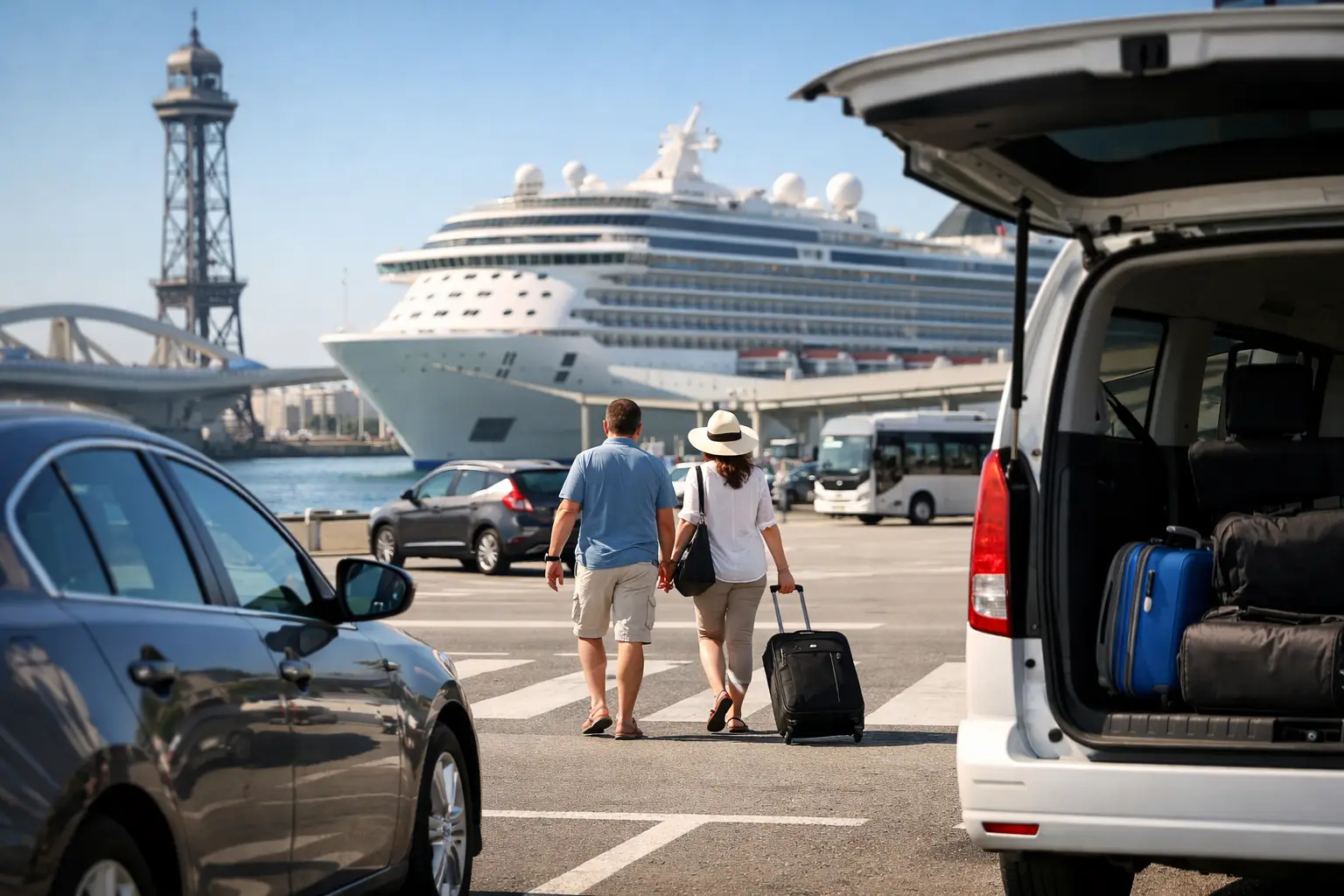 Barcelona cruise port parking sin perder tiempo