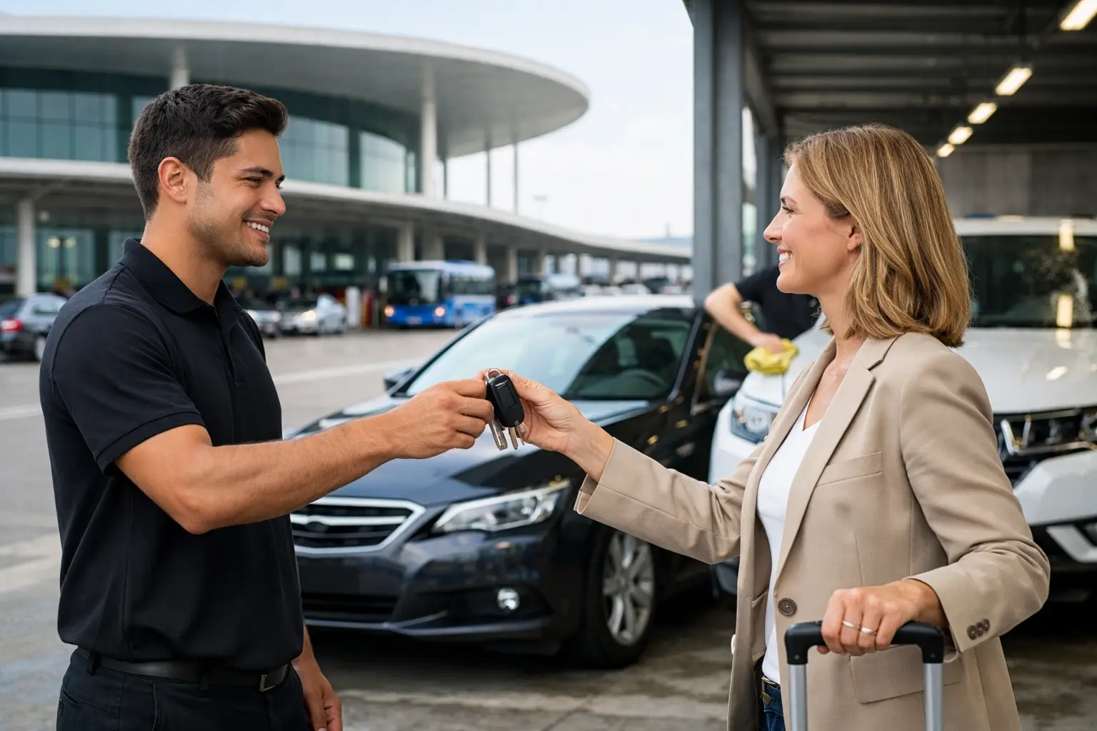 Best valet parking Barcelona Airport con lavado