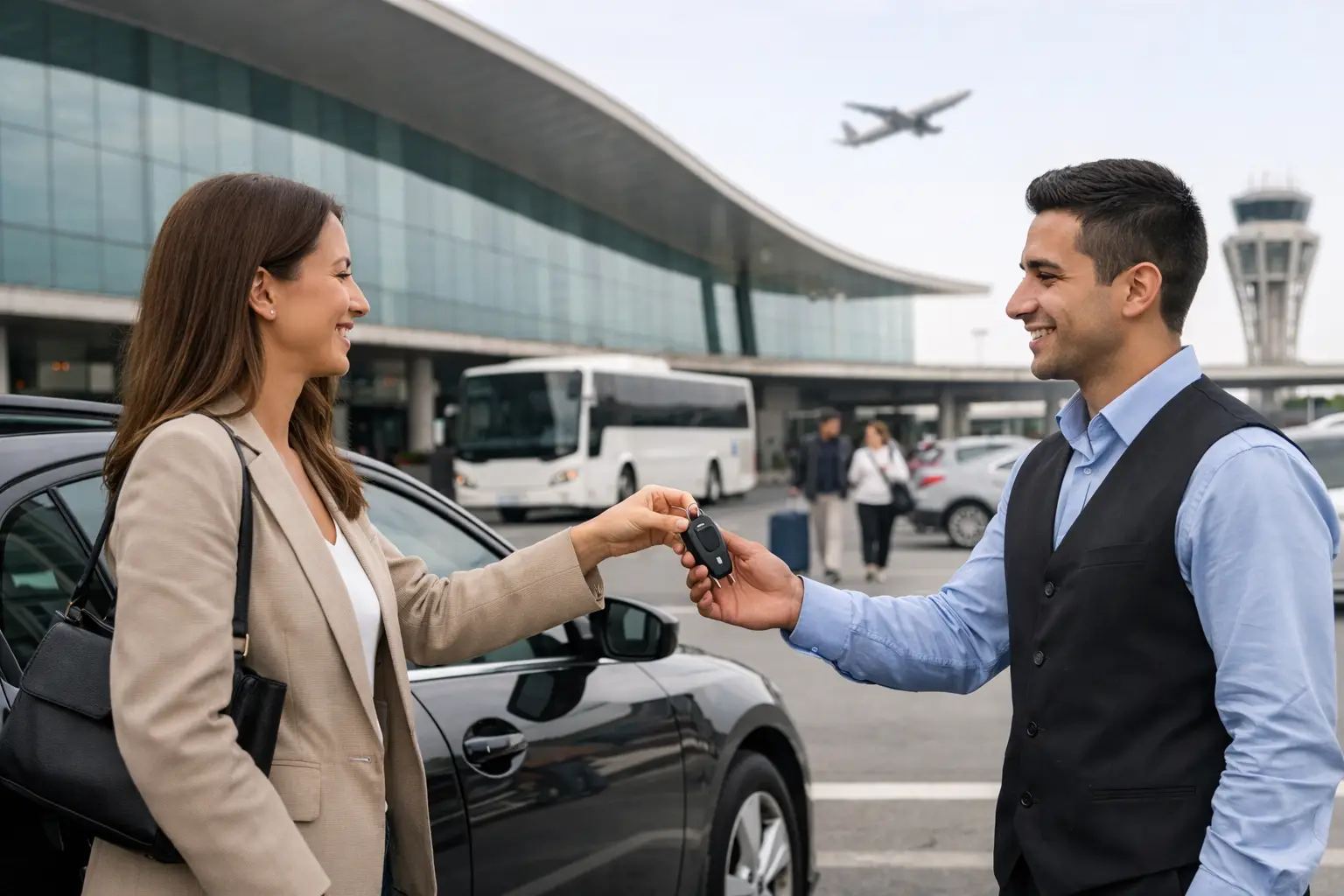 Leave car at Barcelona Airport sin perder tiempo