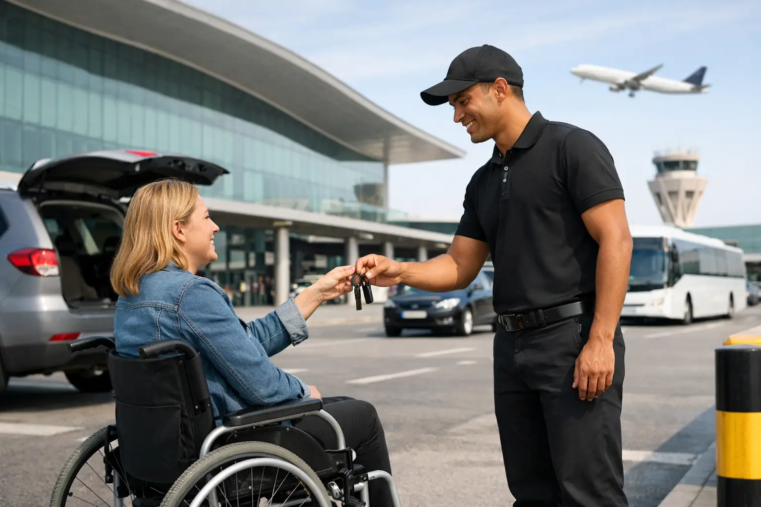 Parking aeropuerto Barcelona para movilidad reducida