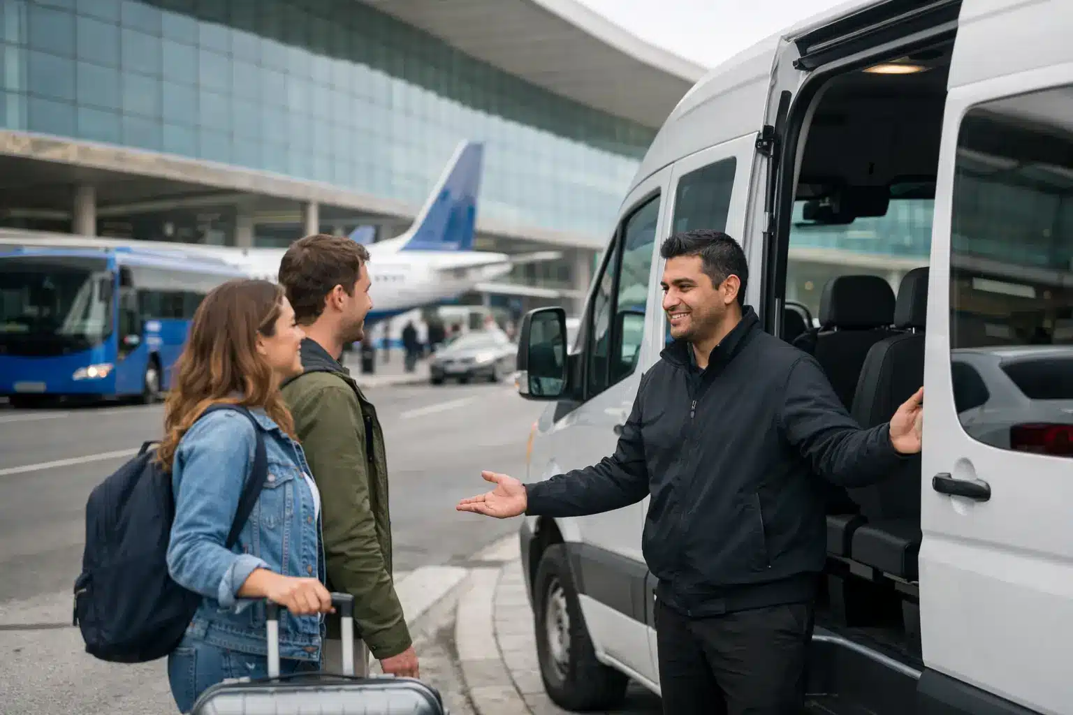 Cómo usar el traslado desde el parking